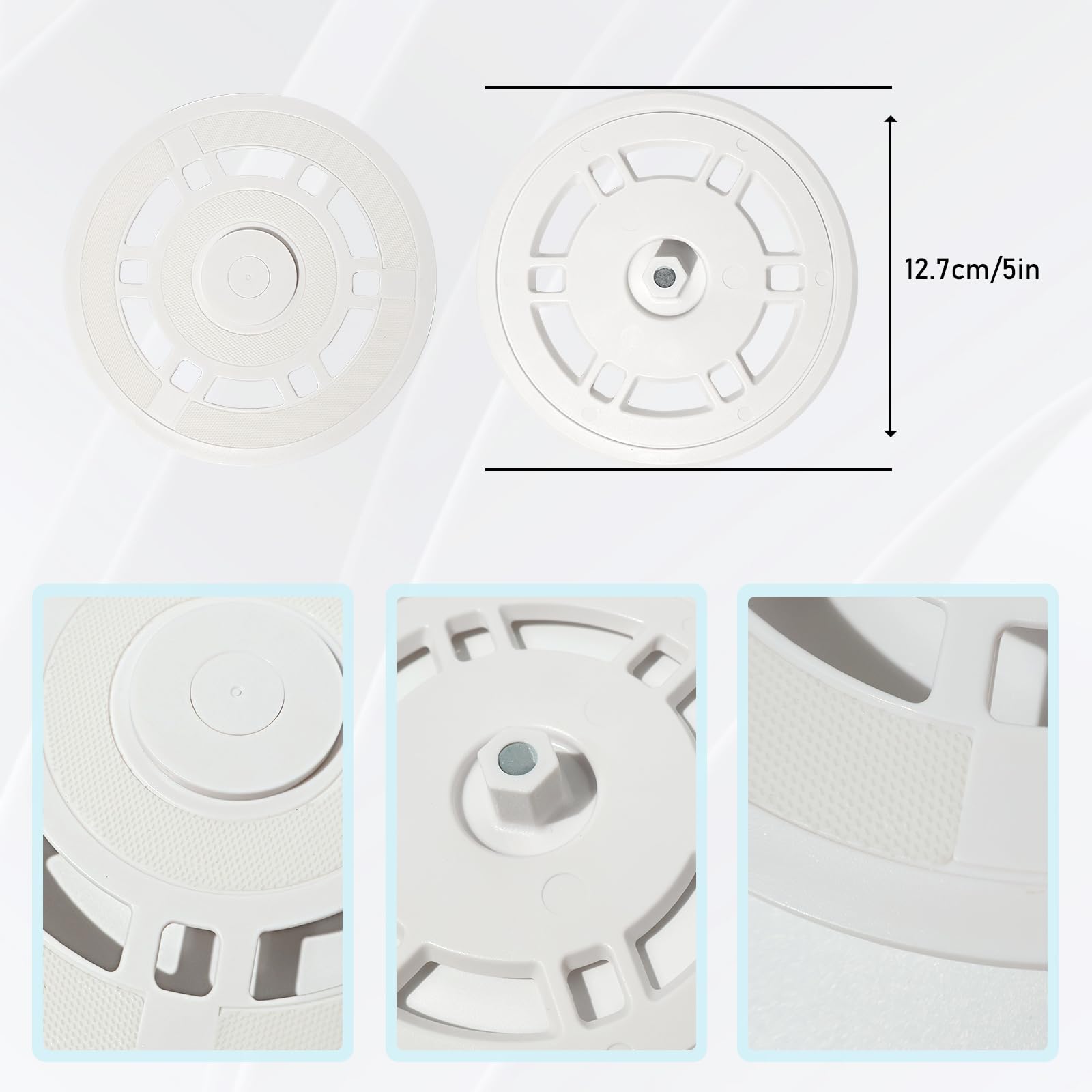 Lot De 3 Chiffons Microfibre Pour Robot Airrobo T10+ - Lavables, Forte Absorption, Pour Sols Durs Chiffons Robot Nettoyeur