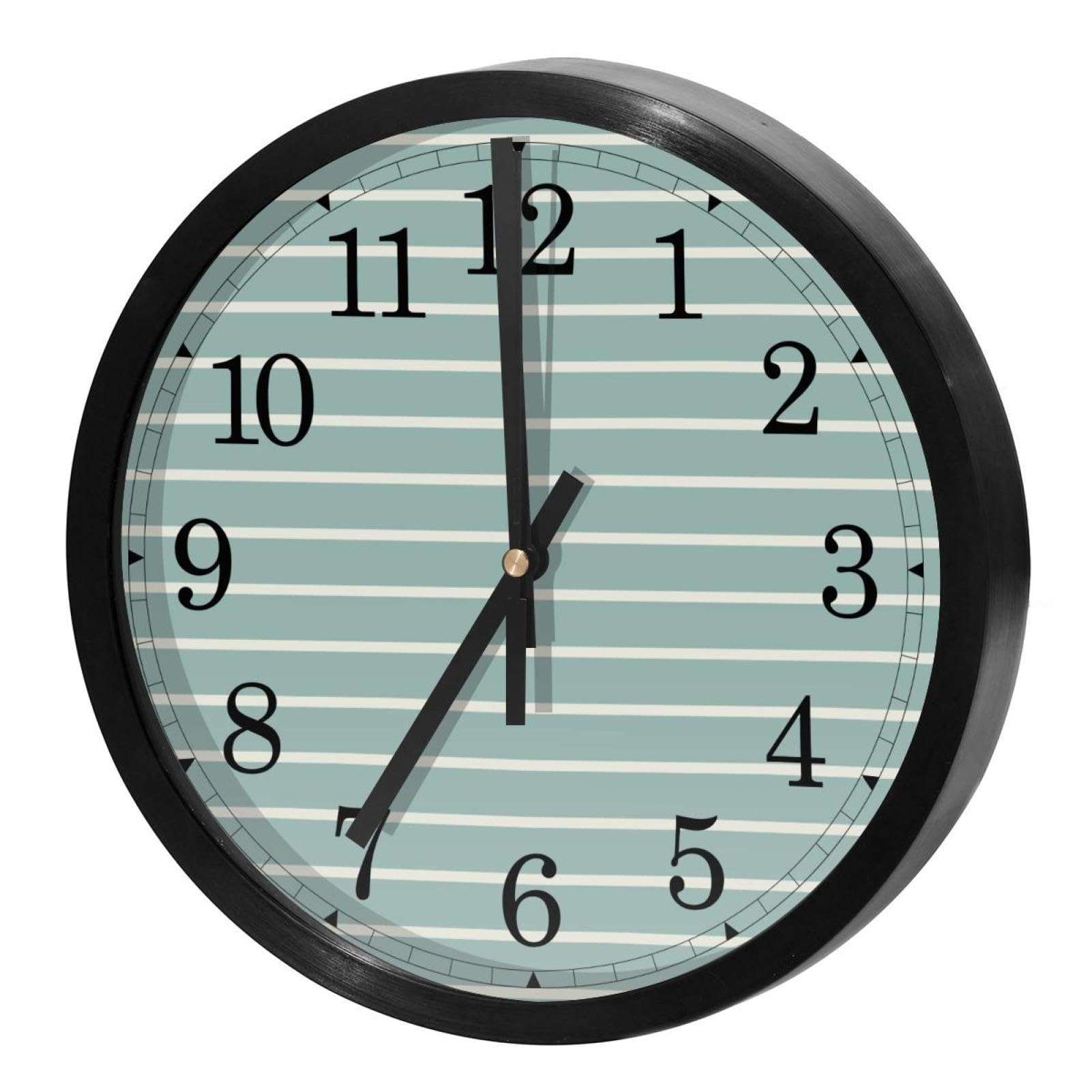 Horloge murale silencieuse à quartz sans tic-tac pour supprimer les bruits de fond