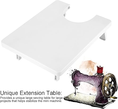 Miniatura 8 de Mesa de extensión de plástico para máquina de coser, accesorios para manualidades, 10.1 x 8.2 pulgadas