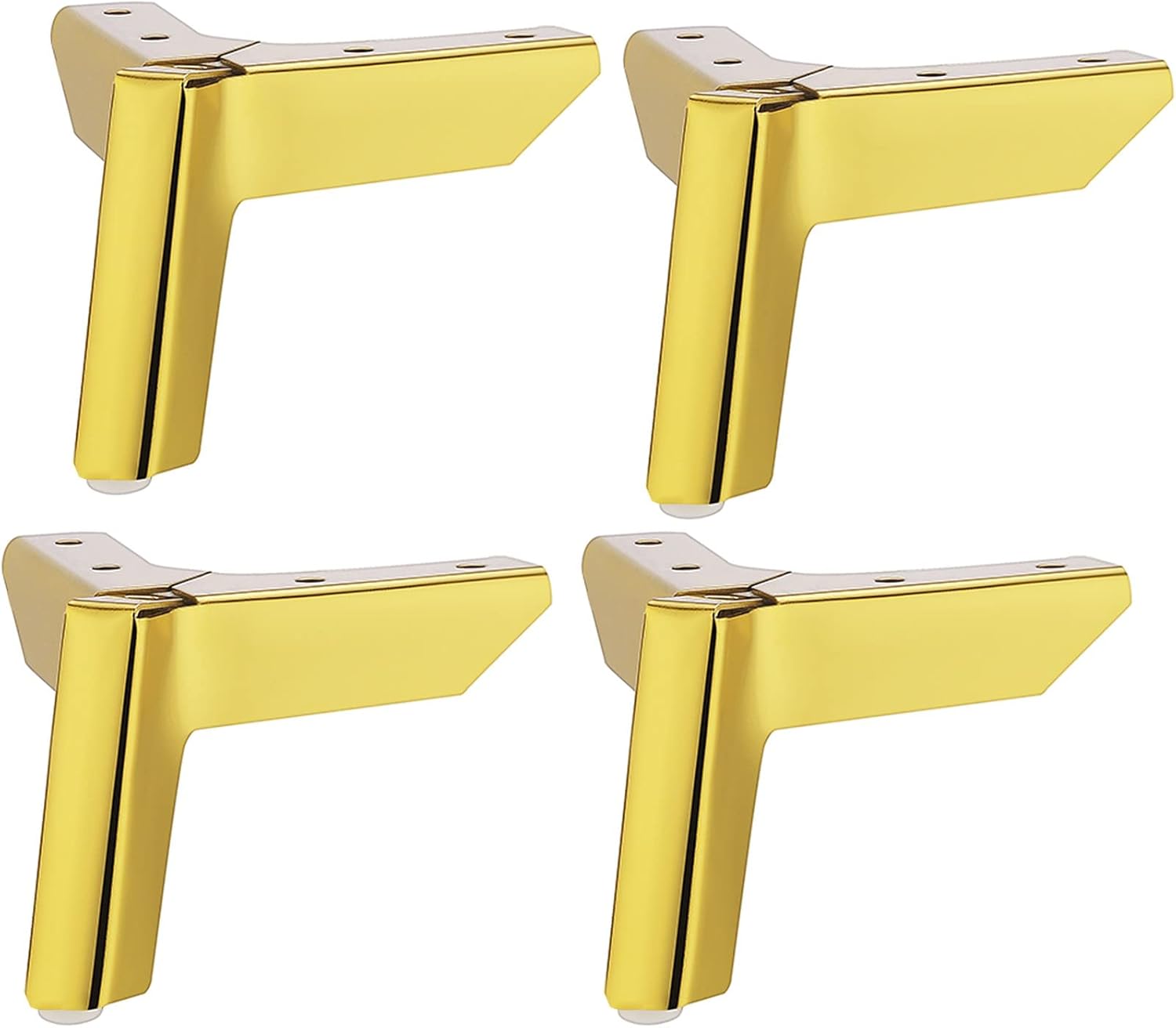 Furniture Legs,Table Legs,Furniture Leg Cabinet Feet Replacement Fixed Sofa Feet Metal Hardware Accessories Kitchen Foot for Cabinets Dresser Bathroom Cabinet 4 Pcs(Color:B,Size:15cm(5.9in)) ( Color :