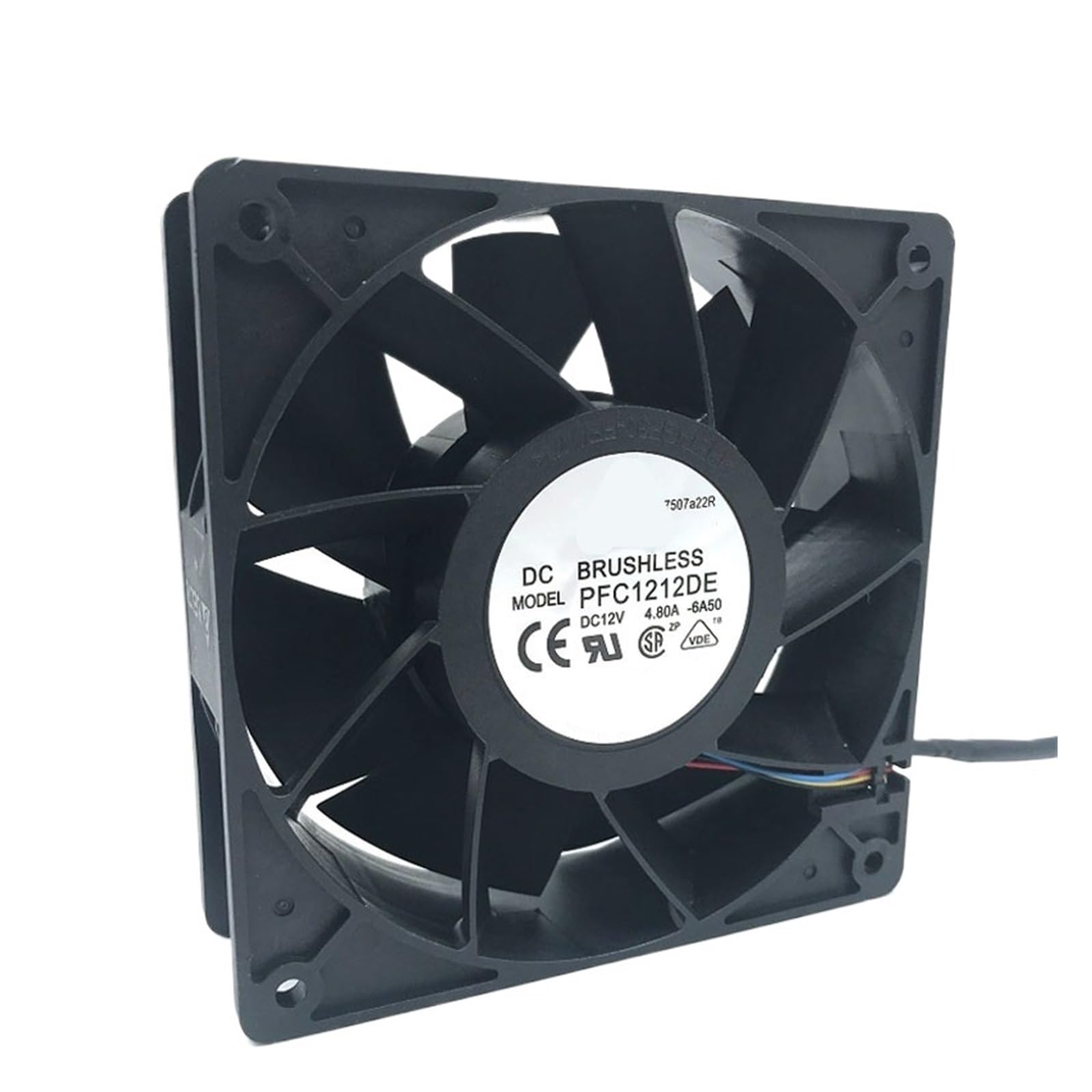 PEQYUACTE 120mm Fan PFC1212DE Cooling Fan 120 * 120 * 38mm 12V 4-pin 250CFM 7000RPM 66.5DBA