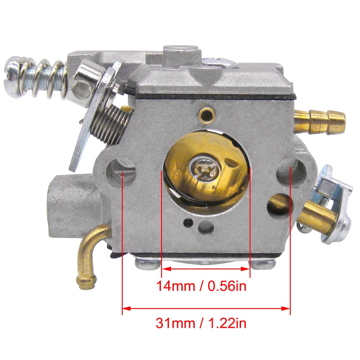 ZAMDOE Carburateur pour Husqvarna 584901401 525L 525LS 525LST 525ES 325HE3 325HE4 525RXT débroussailleuse avec ampoule d'amorçage, filtre à carburant, outil de réglage du carburateur