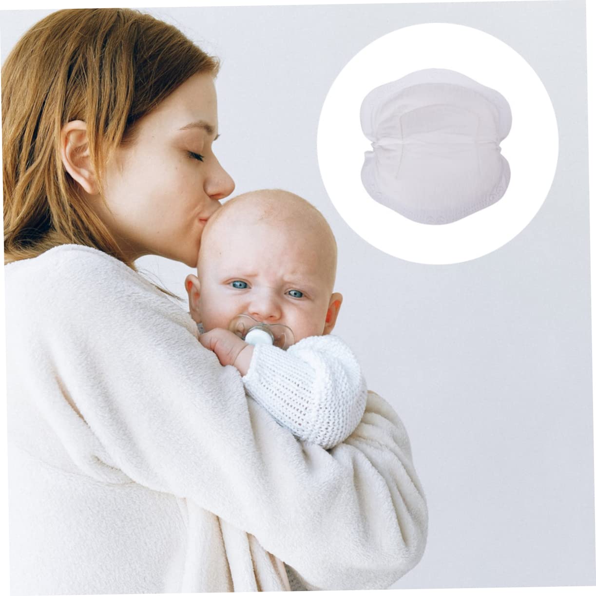 24pcs Disposable Nursing Pads Ultra-Thin Breastfeeding Breast Pads for Leaking Breathable Material High Absorption for Moms Comfortable and Safe Use