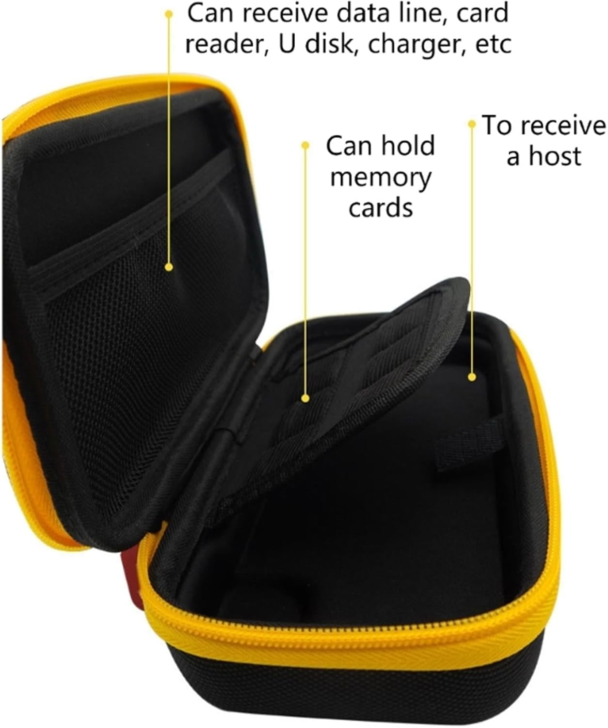 Bewinner Hard EVA Carrying Case for 3 3 Plus, Shockproof Handheld Game Console Case, Portable Game Console Storage Bag for 3 3 Plus