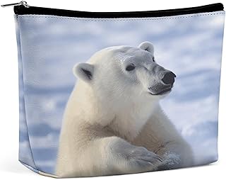 Polar Bear Toiletry Bag Portable Large Capaci...