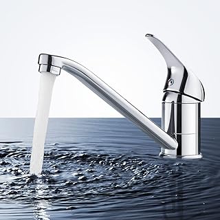 BONADE Robinet de Cuisine Mitigeur d'évier pivotant à 360 ° Mélangeur Monocommande Chrome Mélangeur de Cuisine à haute Pression