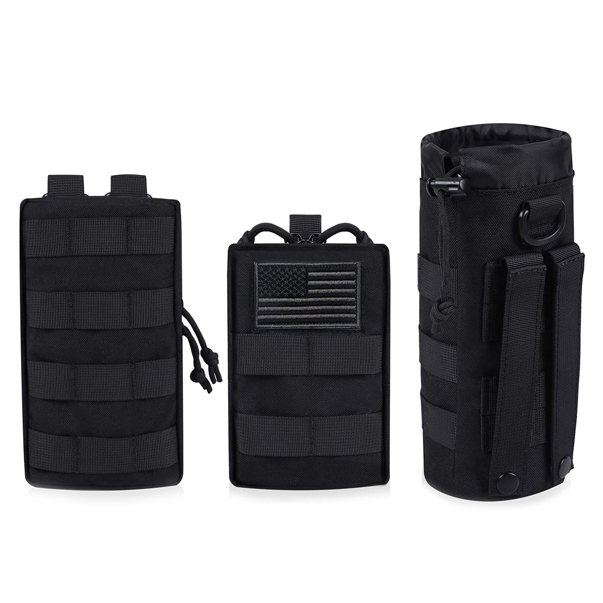 Molle Water Bottle Holder, Water Molle Attachments, Molle Water Bottle Pouch, Tactical Backpack Attachment Pouches