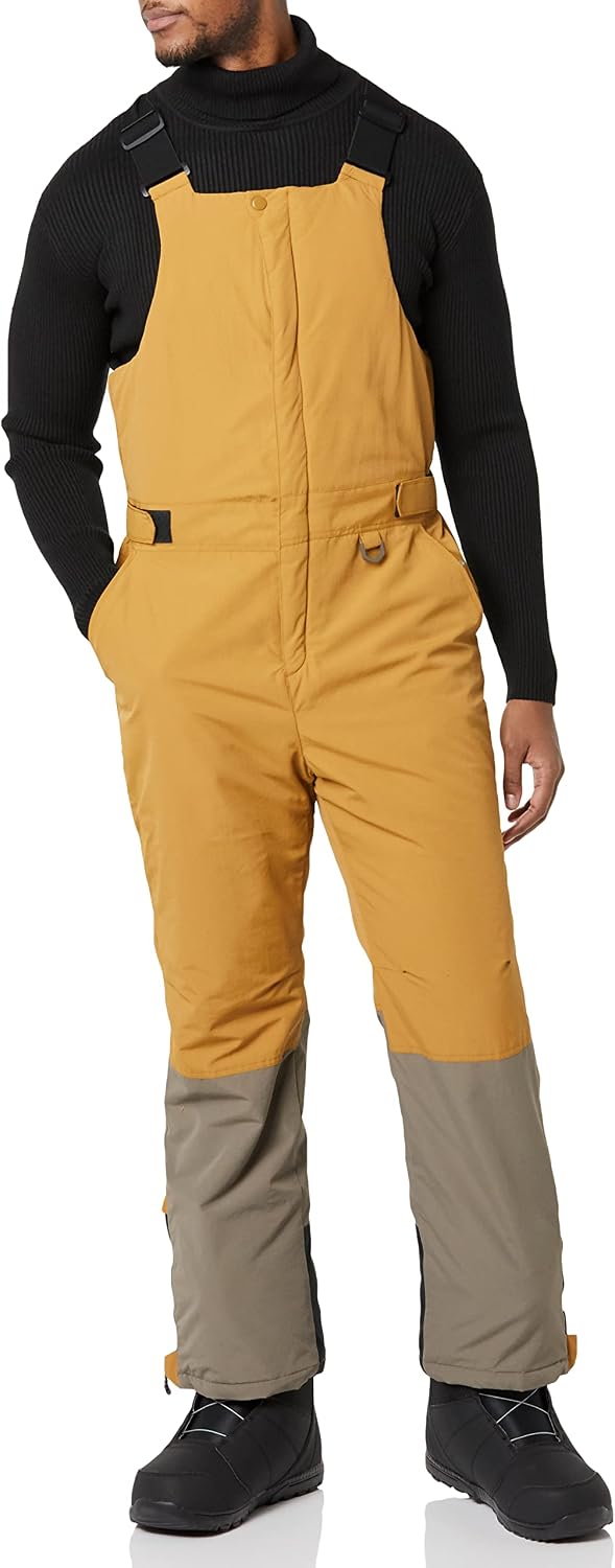 Amazon Essentials Men's Water-Resistant Insulated Snow Bib Overall