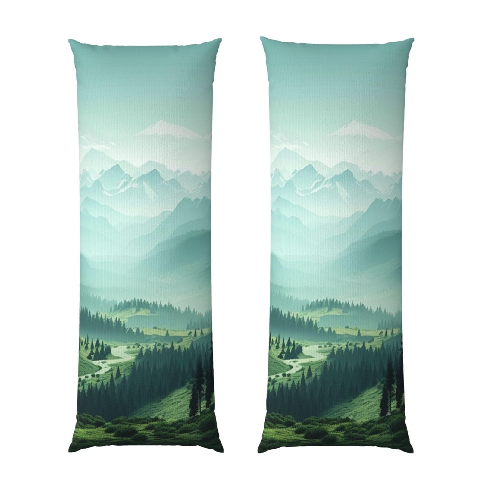 Housse de coussin de corps anti-glissement avec fermeture éclair taie de lit douce