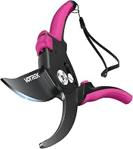 Bypass Secateurs for Small Hands with Continuously Adjustable Grip | SK5 Steel Blade, Sealed Spring, 21.5cm Professional Pruning Shears for Rose, Branch, Garden Pruner Scissor, Bonsai Cutters
