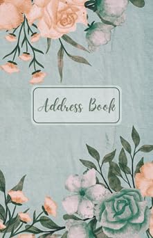 Address Book Vintage Floral Address and Phone Book for Women