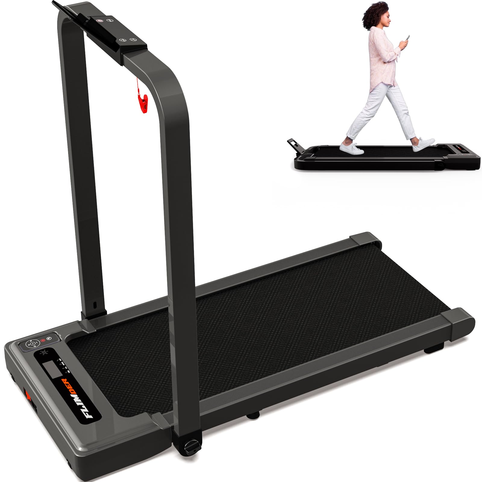 Amazon | FLIMDER 2イン1ルームランナー12km/h ウォーキングパッド 