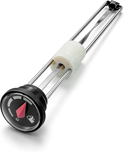 12" Gas Fuel Tank Gauge Meter Fit for Cub Cadet Ferris Snapper Pro | Fuel Level Sender with Grommet Fit for IS500Z IS2000Z F200Xt S150X S200X Replace 5022917 5101378YP