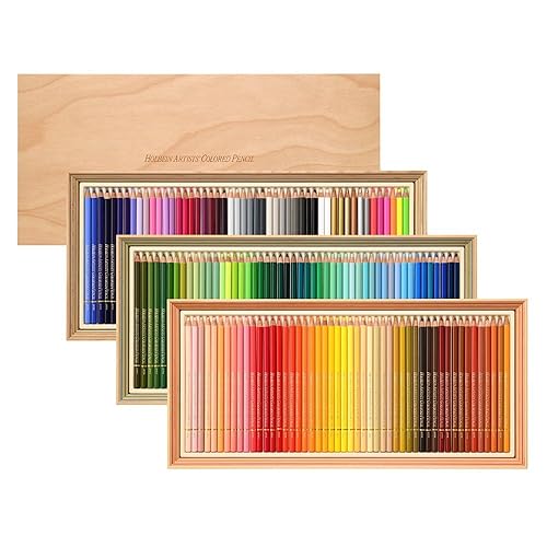Holbein Artists’ Colored Pencil 30th Anniversary Wood Box Set - Set of 150, 30th Anniversary Wood Box