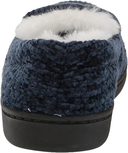 Miniatura 11 de FOCO Pantuflas tipo mocasín de punto grueso con logotipo del equipo universitario de la NCAA para mujer