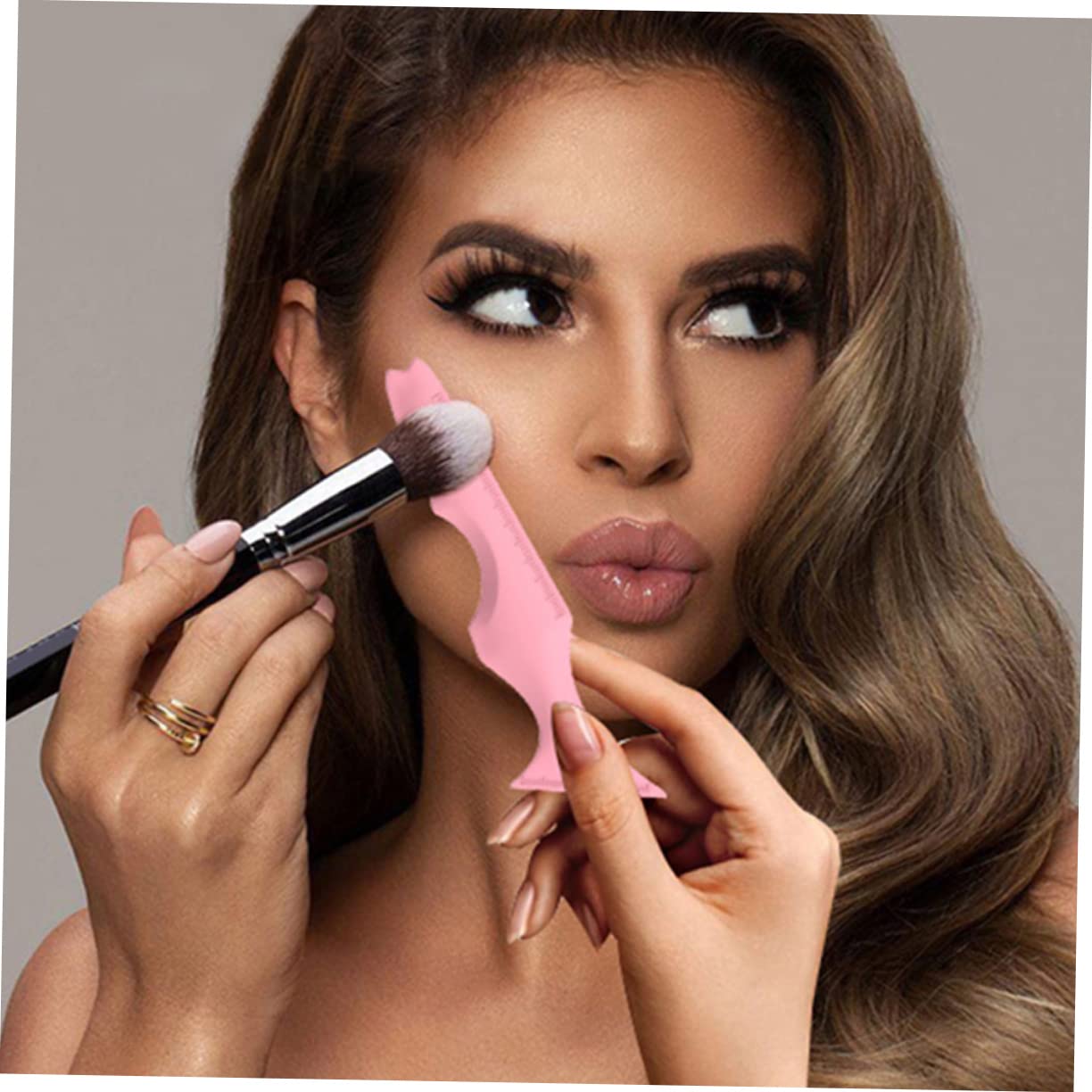 minkissy 10stücke Silikon Eyeliner Schablonen Multifunktionale Make-up Hilfsmittel Für Eyeliner Lidschatten Und Lippenstift Einfach Zu Reinigen Für Anfänger Geeignet