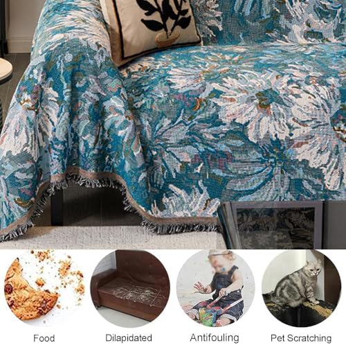 Nordic chenille non-slip sofa cover detail 4