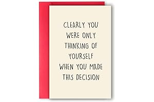 Funny Going Away Card for Coworker, New Job Farewell Card for Men...