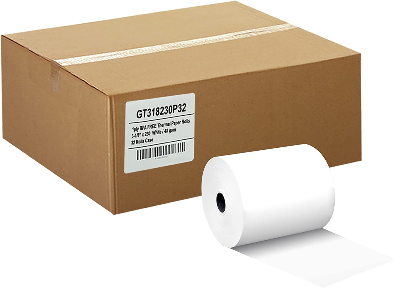 (32) Gorilla Supply 3 1/8 x 230 Thermal Paper Receipt
