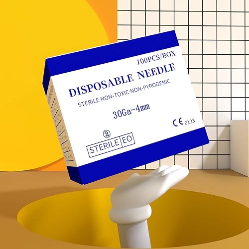 Miniatura 6 de 30Ga 0.157 in 532 pulgadas Luer Lock Suministros de laboratorio, paquete de 100 (1.06 oz 0.157 in)