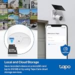 TP-Link Tapo Solar-Powered Security Camera Kit, 2K Wireless Battery Camera w/Solar Panel Base, Smart Person Detection, SD/Cloud Storage, Spotlight Color Night Vision, No Hub Needed (Tapo C410 KIT)