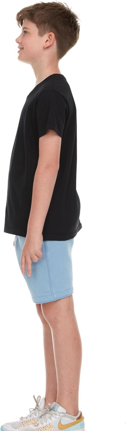 Boys 4-Pack Solid Color T-Shirts - Sizes 4-18 Tee Shirts - Essential Wardrobe Staples for Active Boys. - Image 7