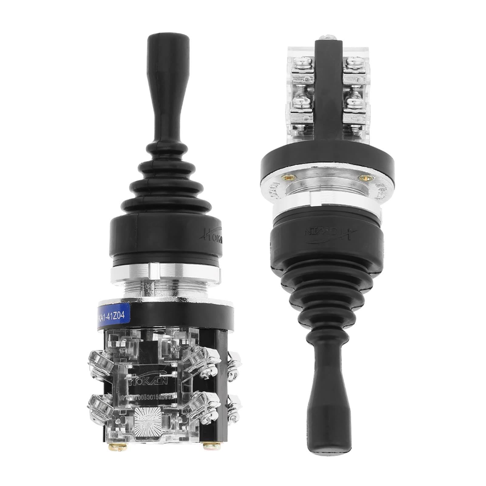 Interruttore a Joystick Momentaneo con Ritorno a Molla 4NO 4 Posizioni per Sostituzione Hkai-41Z04