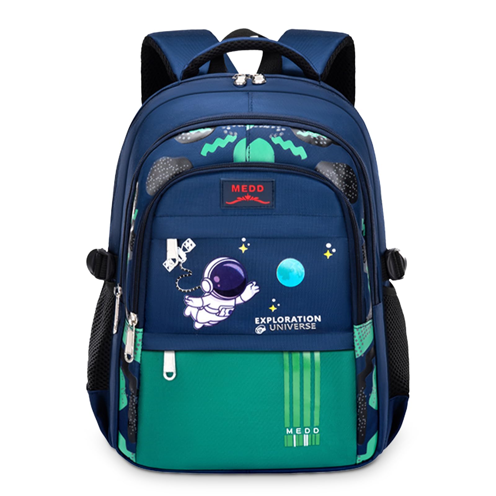 IvyH Mochilas Escolares Niños, Mochila Colegio Niño Chico Informal Moda, Mochila Infantil de Gran Capacidad de 6 8 10 12años para la Escuela, Viajes, Uso Diario -Verde