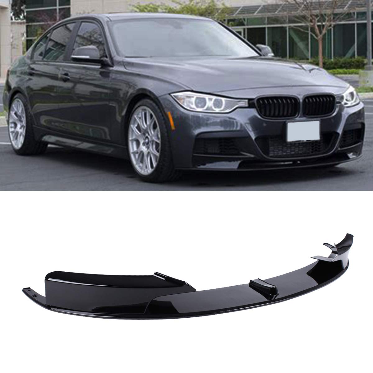 Fandixin F30 Front Lip 3pcs Pp M Style Front Bumper Lip Spoiler Splitter For Bmw 3 Series F30 Sport Edition Gloss Black Buy Online In Honduras At Honduras Desertcart Com Productid