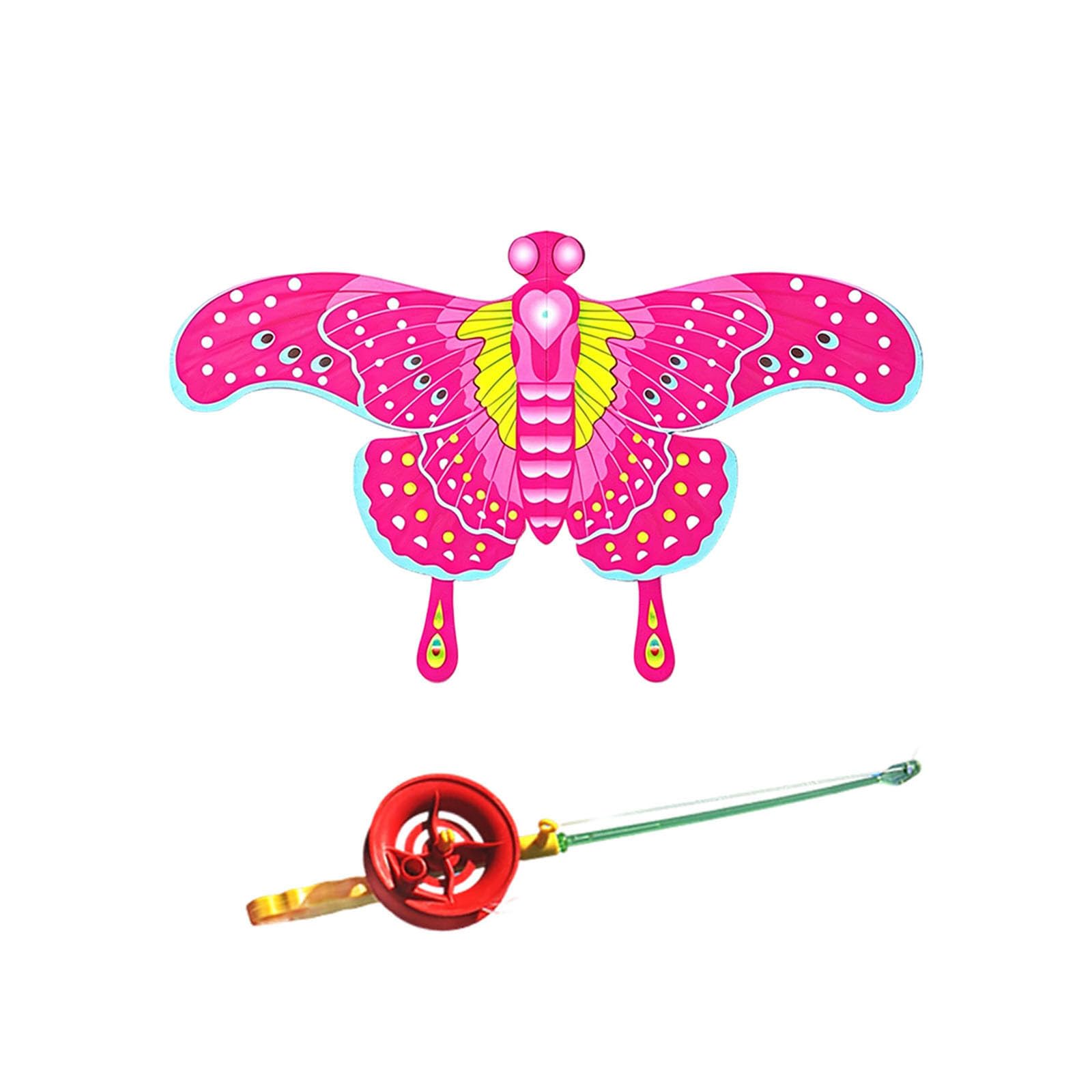 Dynamic Wing Kites Flying Fishing Rod Child Beach Vacation Outdoor Backyard Toy Family Activity Garden Entertainment Toy