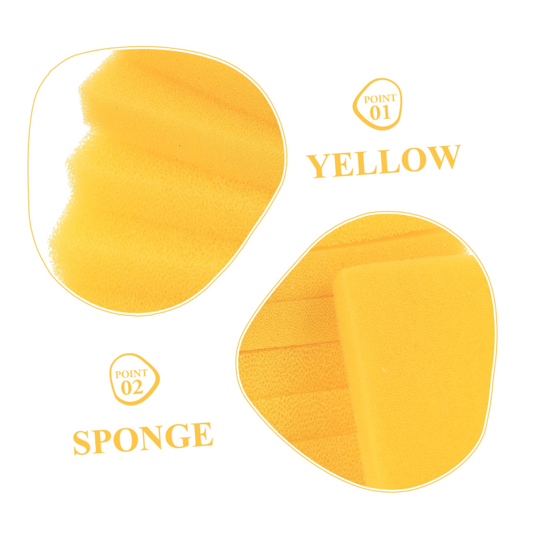 20piezas Esponjas Bioquímicas De Algodón para De Esponjas Absorbentes para Filtración y Terrarios y Peceras Diseño De Color