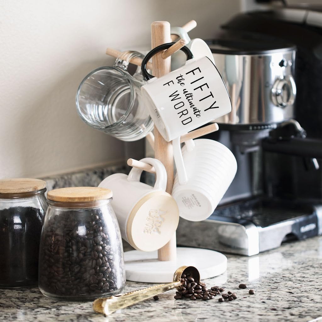 Gelid Fifty The Ultimate F Word - 50th Birthday Gifts for Women and Men - Funny Bday Gift Idea for Mom Dad Husband Wife - 50 Year Old Funny 11 oz Tea Cup Coffee Mug - Image 5