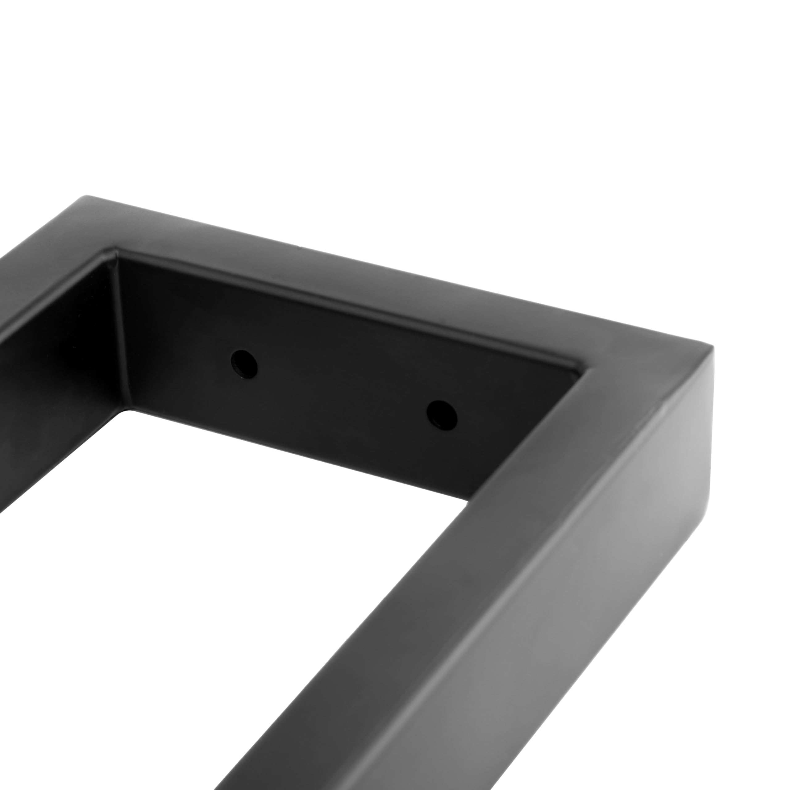 2x Wandkonsole SCHRÄG Waschtisch Aufsatzwaschbecken Regalhalter schwerlast Metall Wandhalter Wandregal Handtuchhalter Unterbau Konsolenträger belastbar Eckstütze Regalwinkel stabil (Schwarz, 450mm)