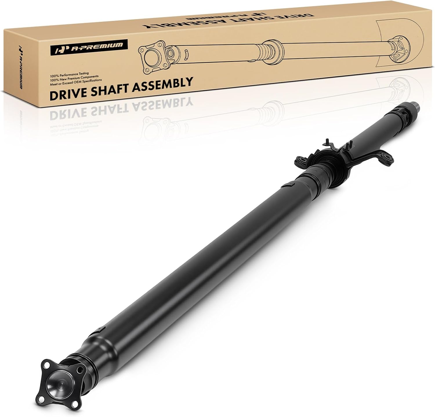 A-Premium Rear Driveshaft Drive Shaft Assembly Compatible with 2007-2017 Jeep Compass Patriot AWD & 2007-2008 Dodge Caliber AWD | Replaces OEM# 5273310AA, 5273310AB | 2.0L 2.4L | 79.65"-81.42"
