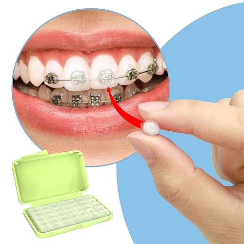 Miniatura 6 de BVN Cera dental 10 cajas de tiras de cera de ortodoncia, cera de frenillos para dientes, cera ortográfica para aparatos ortopédicos, cera dental,