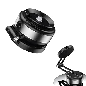 Nixive 2025 Magnetic Phone Holder - Double-Sided Electric Vacuum Car Mount MagGripNGo 360 - Universal Silver Phone Holder