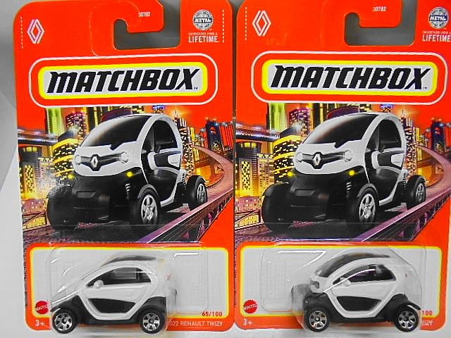 Amazon.co.jp: MATCHBOX 2022 ルノー トゥイージー 2台セット ミニカー