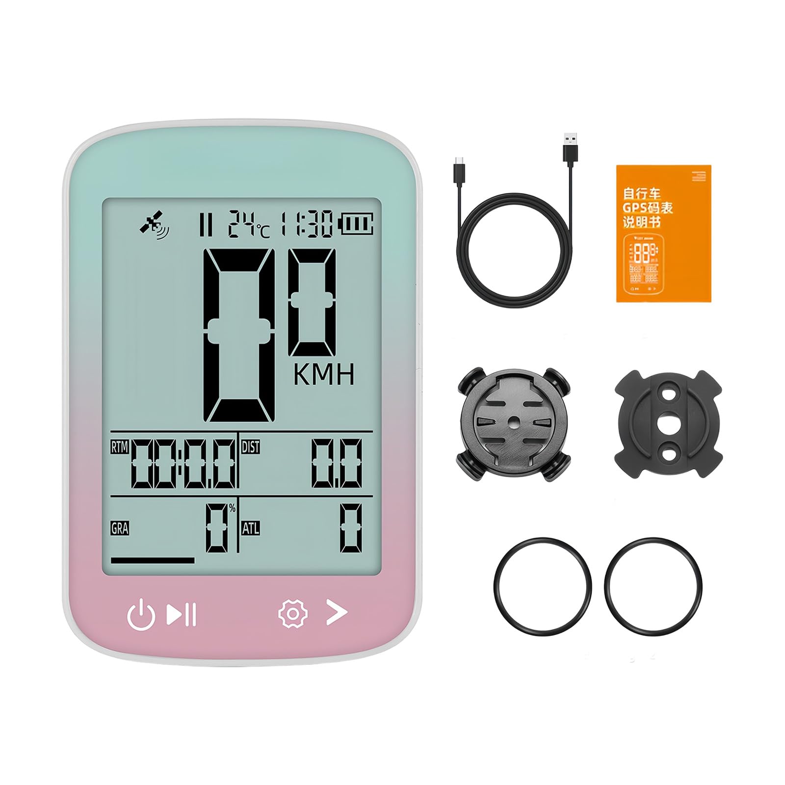 QIAOLIDA Road Bike Computer Wireless Cycling Speedometer Bicycles Stopwatch Waterproof Road Bike Odometers Cycling Accessories
