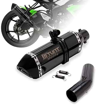 かばたく KAJIMOTOR Motorcycle Exhaust Slip on Muffler Motorcycles