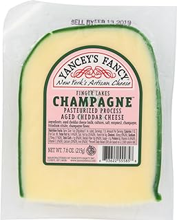 Yancey's Fancy, Finger Lakes Champagne Cheddar Cheese, 7.6 oz. (4 pack)