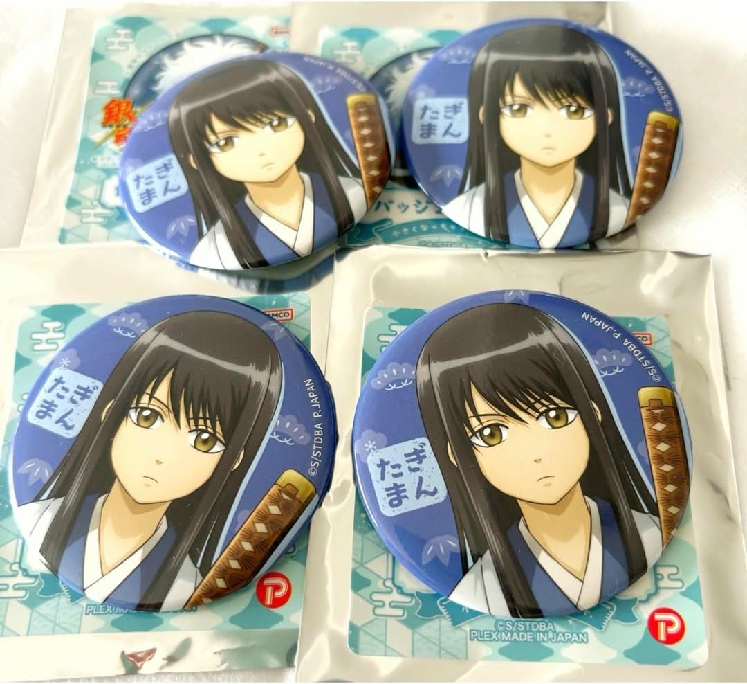 銀魂】桂小太郎 ヅラ子 銀時以外12変化バッジコレクション スクエア缶