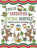 Emoji Christmas Farting Animals Coloring Book
