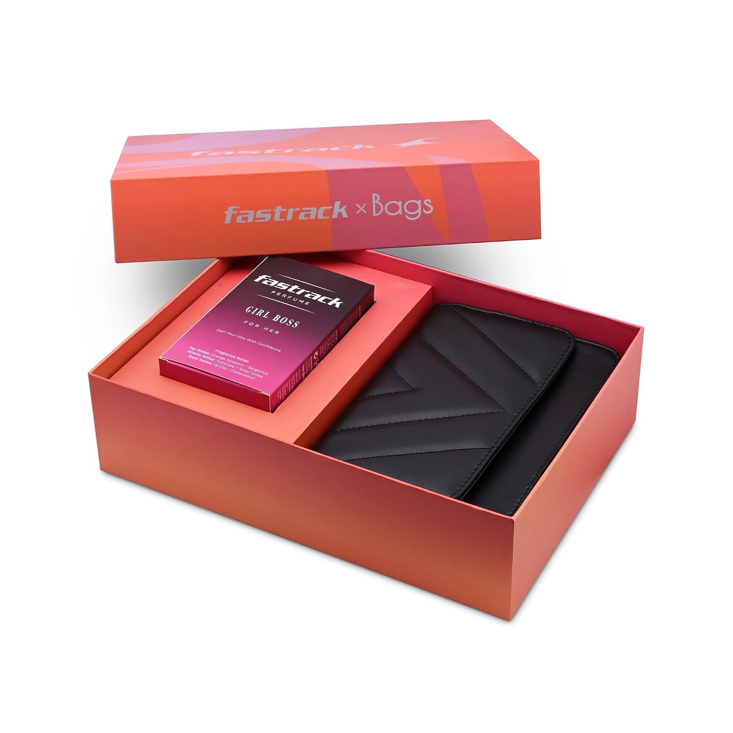 Fastrack Gift Box for Women | Quilted Brunch Sling Bag + Night Out EDP Perfume for Her | Party-Ready Crossbody & Evening F... - Review, Price and Buying Guide