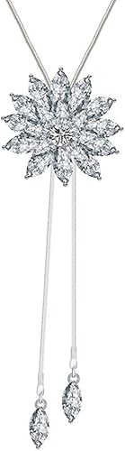 Necklace for Women, Infinity Love Heart Crystal Pendant, Personalized Birthstone Anniversary Birthday Jewelry Gifts for Her