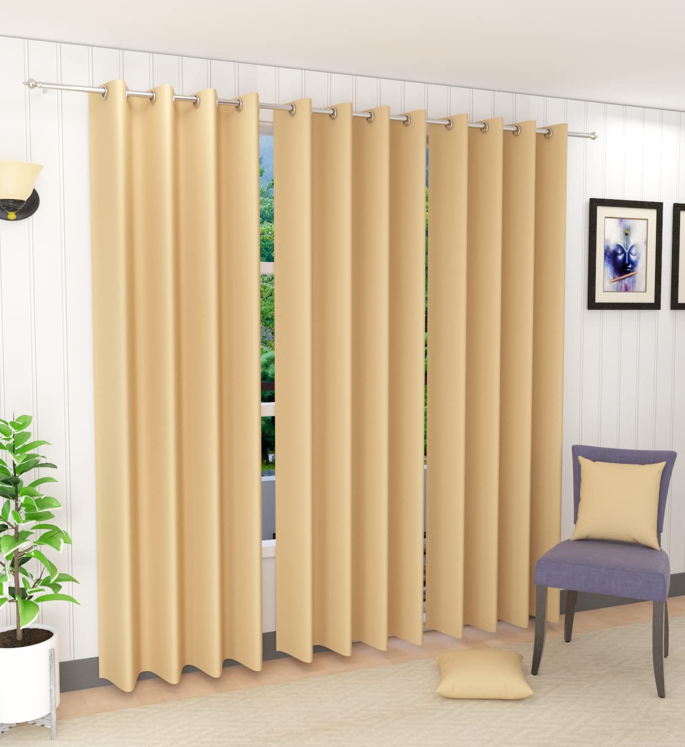 See full amazon price history chart for Decorvilla Blackout Faux Silk Superior 2 Piece Plain Solid Long Grommet Curtains Window Curtains, 6 Feet, Fawn Decorvilla Blackout Faux Silk Superior 2 Piece Plain Solid Long Grommet Curtains Window Curtains, 6 Feet, Fawn (B09V5K6K35) Amazon Price History, Amazon Price Tracker