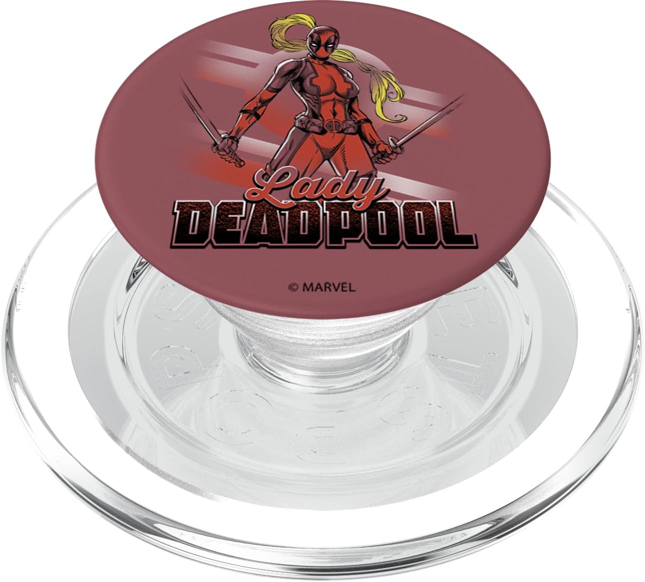 Marvel Deadpool Lady Anti-Stay-At-Home Mom PopSockets MagSafe PopGrip for iPhone