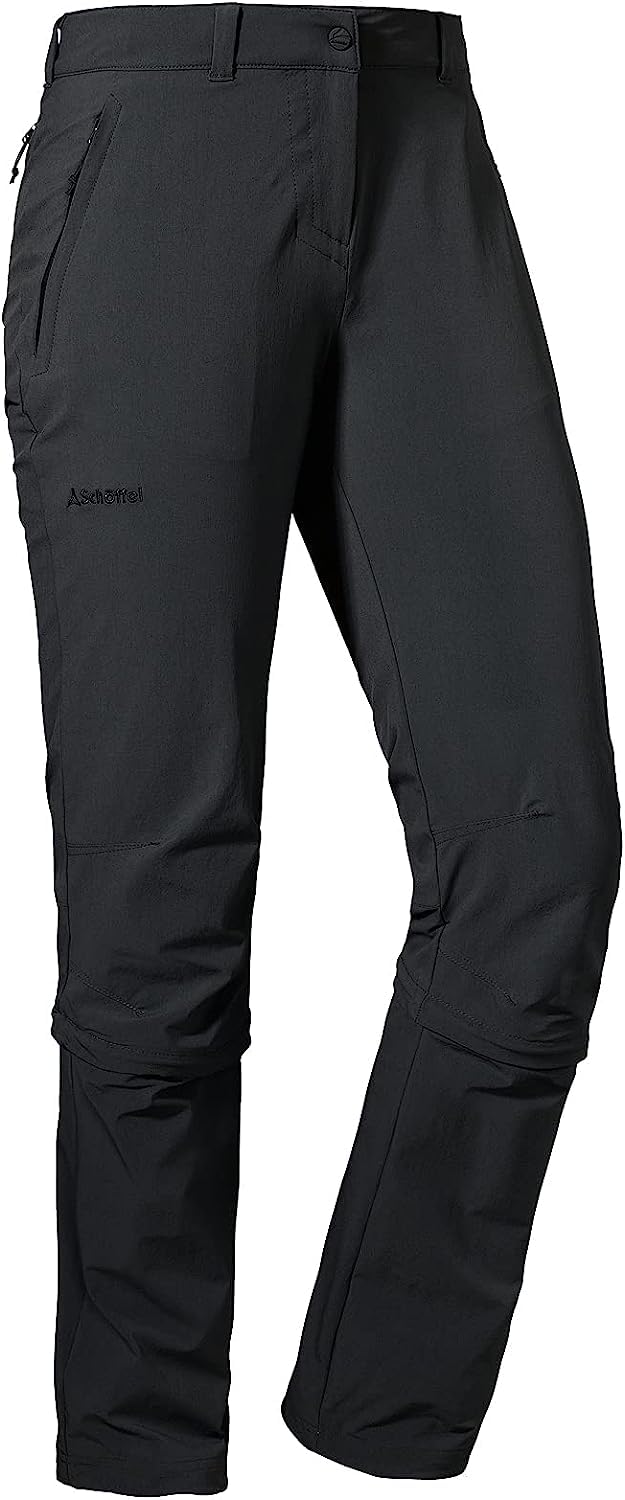 Schöffel Damen Pants Engadin1 Zip Off, elastische Damen Hose mit Zip-Off Funktion, kühlende und schnell trocknende Outdoor Hose für Frauen