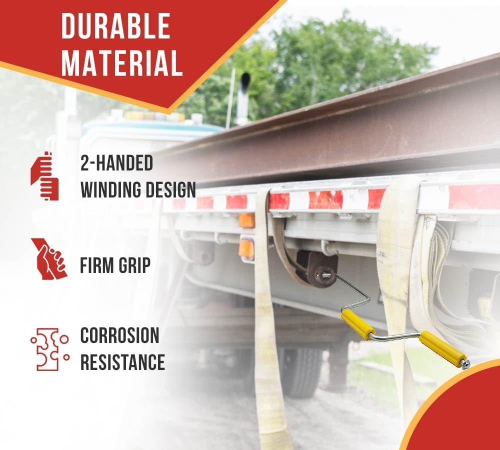 Mytee Products (2 Pack) Winch Winder for Winch Straps