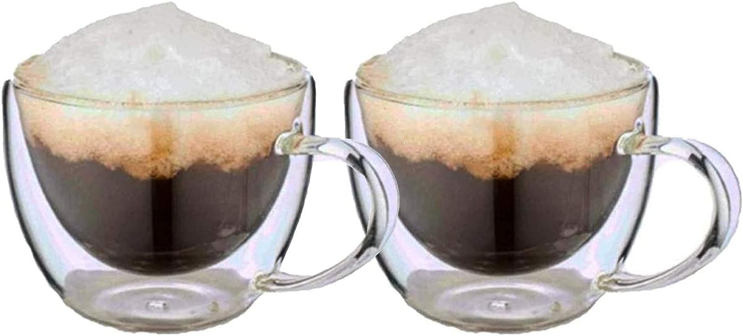 See full amazon price history chart for Golden bird Heat Resistant Double Wall Glass Coffee Mugs Clear Insulated Coffee Glass, Cappuccino Cups, Latte Cups, Beverage Glasses (250 Ml Tumbler, 2) Golden bird Heat Resistant Double Wall Glass Coffee Mugs Clear Insulated Coffee Glass, Cappuccino Cups, Latte Cups, Beverage Glasses (250 Ml Tumbler, 2) (B0BST256MS) Amazon Price History, Amazon Price Tracker
