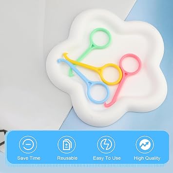 4 Pieces Aligner Removal Tool,4Colors Clear Aligner Remover Tools Remover Tool Kits for Invisalign Removable Retainers